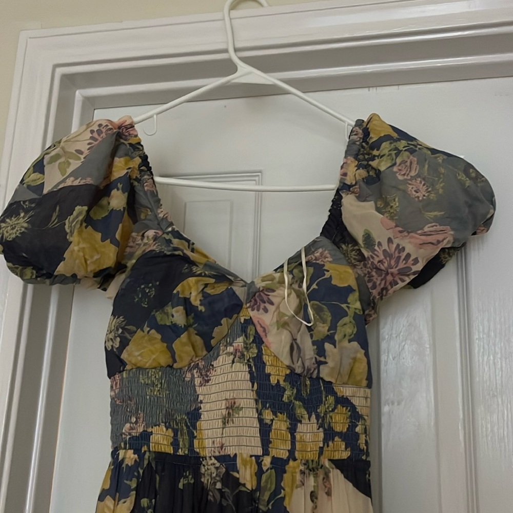 Free people coral off the shoulder dress